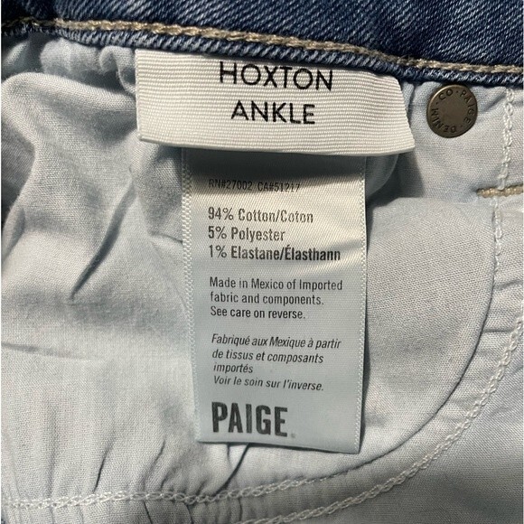 Paige Hoxton Ankle Jeans Size 30 - Picture 6 of 6